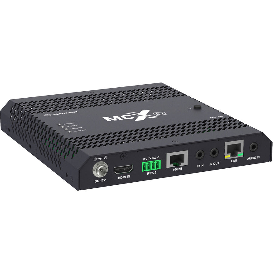 Black Box MCX S7 4K60 Network AV Encoder - HDCP 2.2 HDMI 2.0 10-GbE Copper