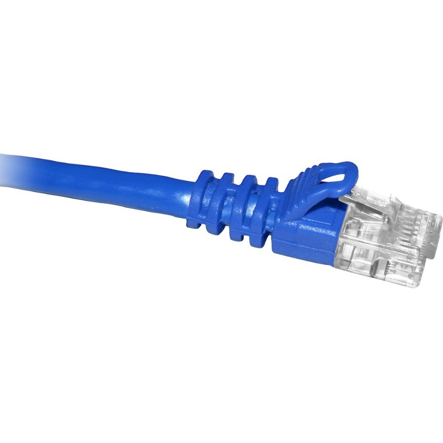 9FT CAT6 SNAGLESS BLUE BOOTED  