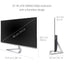 ViewSonic VX3276-4K-MHD 32 Inch 4K UHD Monitor with Ultra-Thin Bezels HDR10 HDMI and DisplayPort for Home and Office
