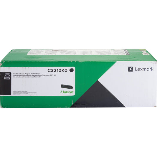 Lexmark Original Laser Toner Cartridge - Black - 1 Each