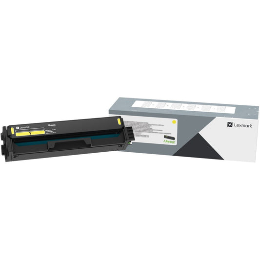 Lexmark Original High Yield Laser Toner Cartridge - Yellow Pack