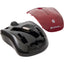 BLUE LED ERGO MOUSE GARNET     