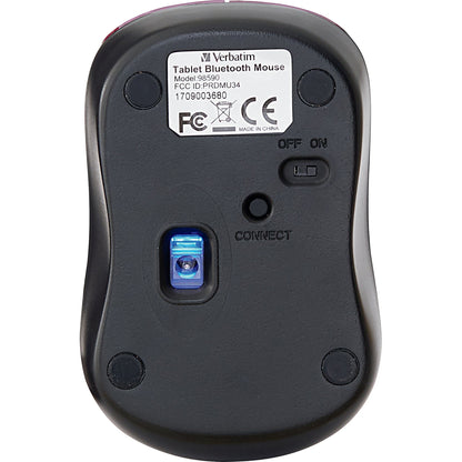 Bluetooth&reg; Wireless Tablet Multi-Trac Blue LED Mouse - Garnet