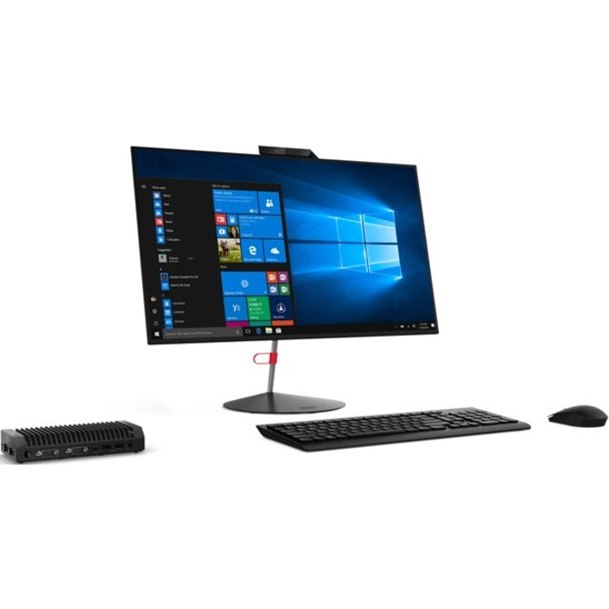 Lenovo ThinkCentre M90n-1 11AH000UUS Desktop Computer - Intel Core i3 8th Gen i3-8145U 2.10 GHz - 4 GB RAM DDR4 SDRAM - 128 GB SSD - Ultra Small