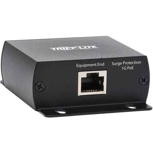 Tripp Lite In-Line PoE Surge Protector 1 Gbps Cat5e/6 Metal Case IEC Compliant TAA
