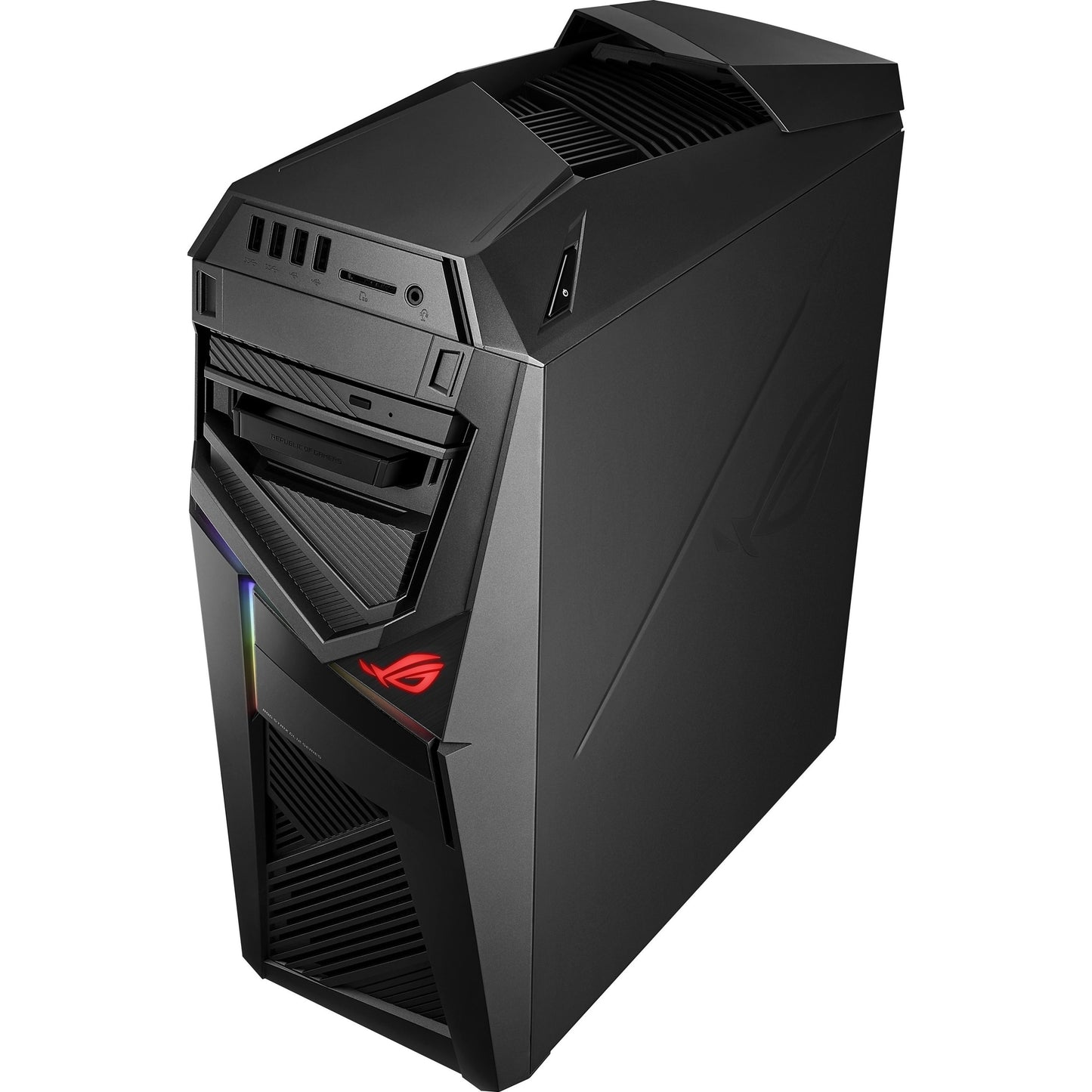 Asus Strix GL12CX-DB763 Gaming Desktop Computer - Intel Core i7 9th Gen i7-9700K 3.60 GHz - 16 GB RAM DDR4 SDRAM - 1 TB HDD - 512 GB SSD - Tower - Iron Gray