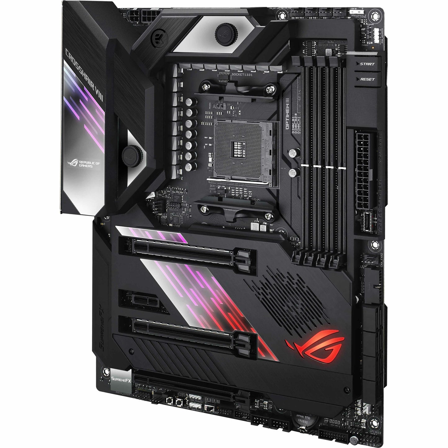 Asus ROG Crosshair VIII Formula Desktop Motherboard - AMD X570 Chipset - Socket AM4 - ATX