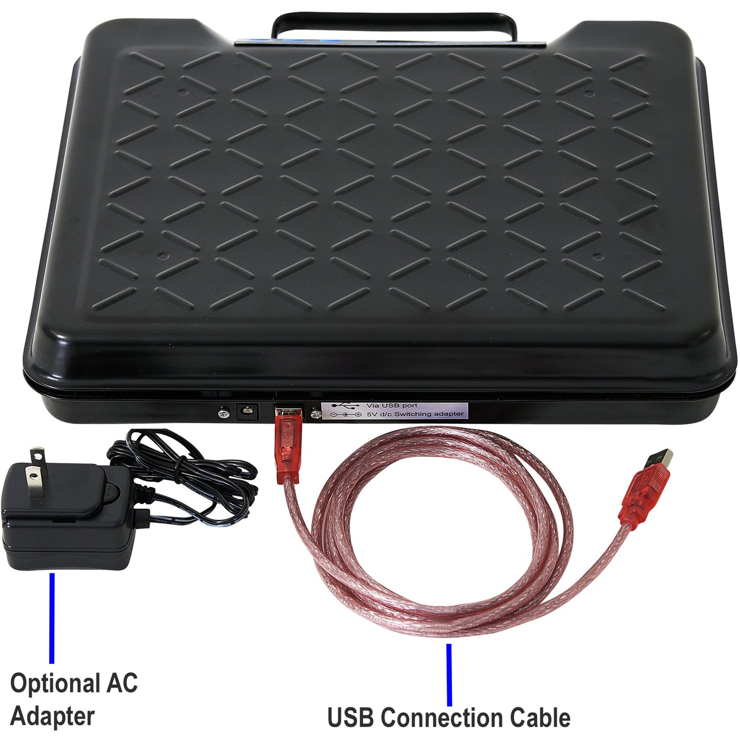 Brecknell GP100 USB Electronic General Purpose Bench Scale 100LB Capacity Portable Internal Backlit Display USB COM Port