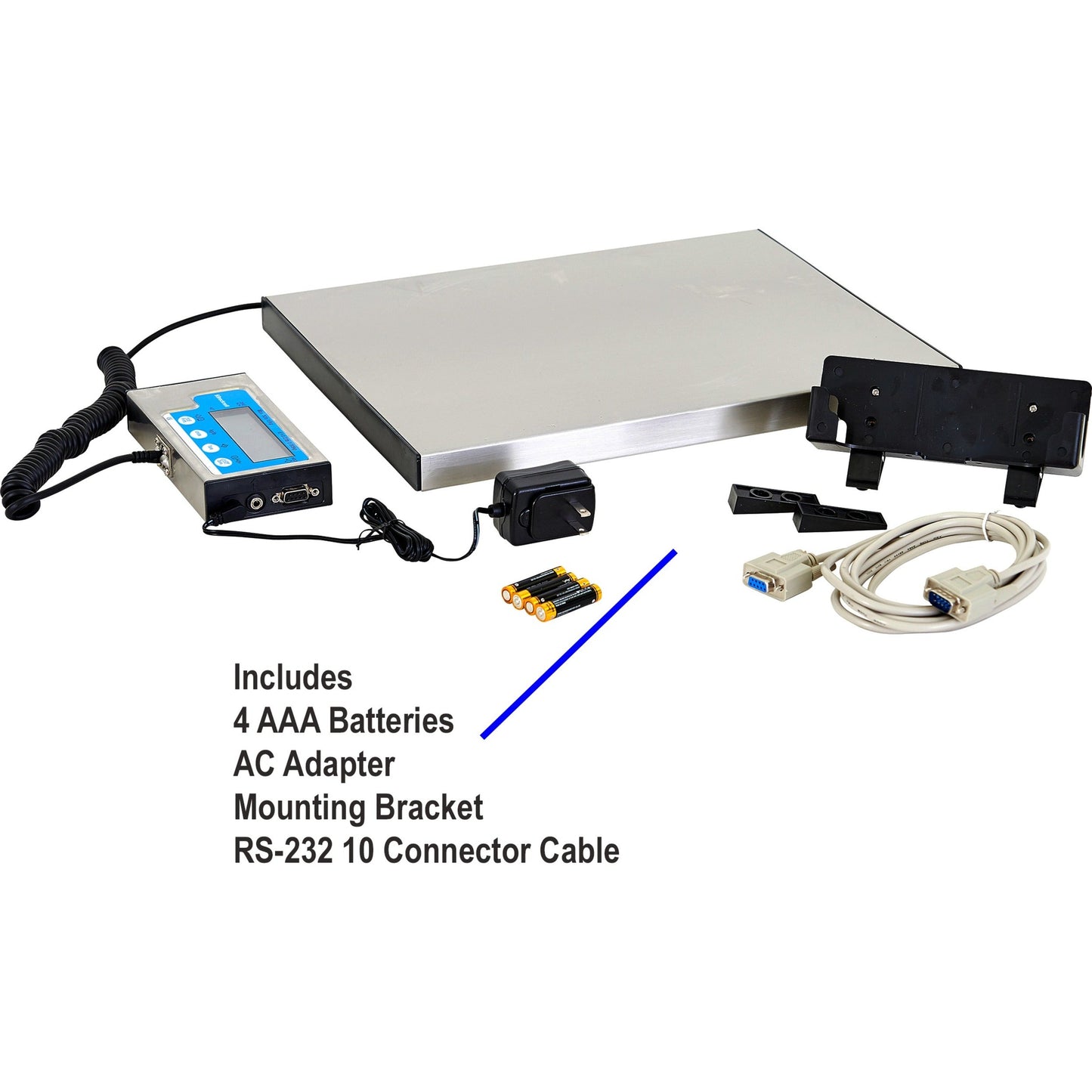 Brecknell LPS-150 Portable Shipping Scale; up to 150lb. Capacity Perfect for Shipping Warehouse applications Plus General Purpose Weighing