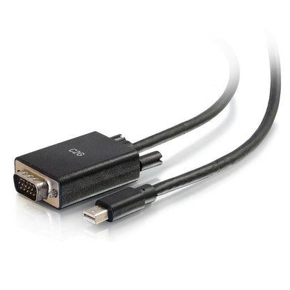 C2G 6ft Mini DisplayPort to VGA Adapter Cable Black