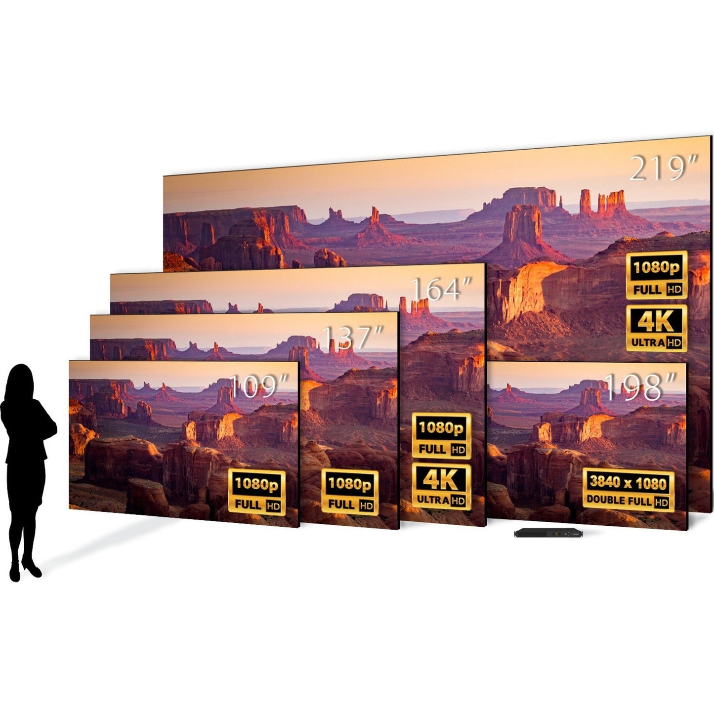 Planar TVF Series LED Display Cabinet 1.2mm Pitch Dual PSU