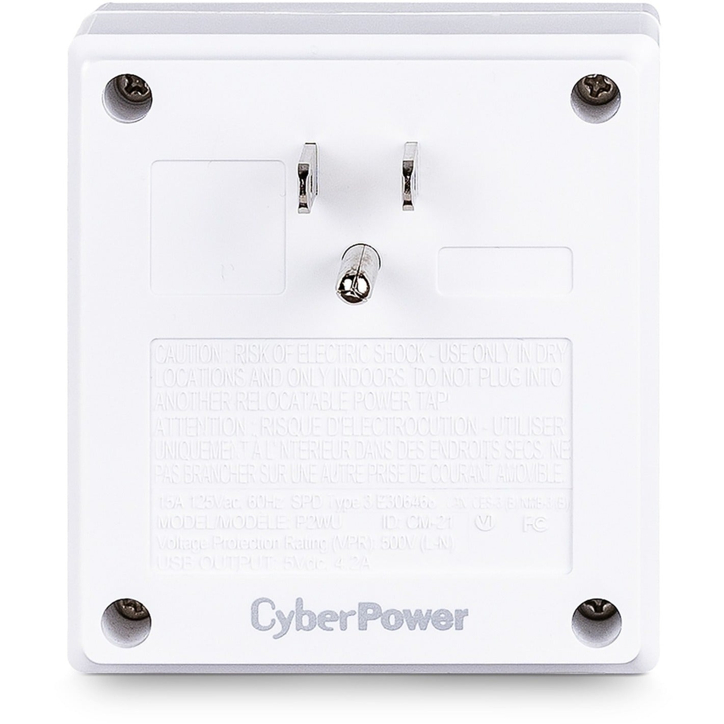 CyberPower P2WU Professional 2 - Outlet Surge with 500 J