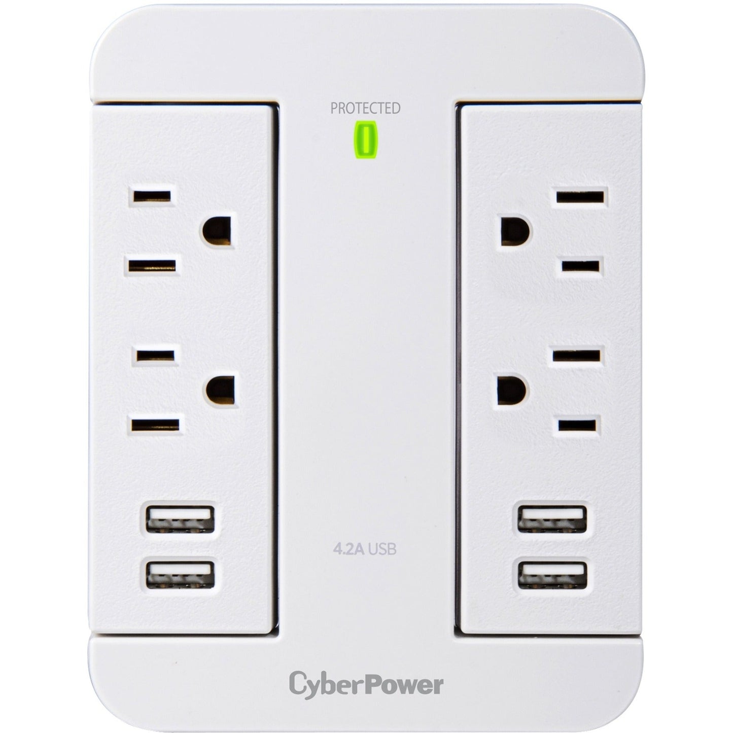 CyberPower P4WSU Home Office 4 - Outlet Surge with 900 J