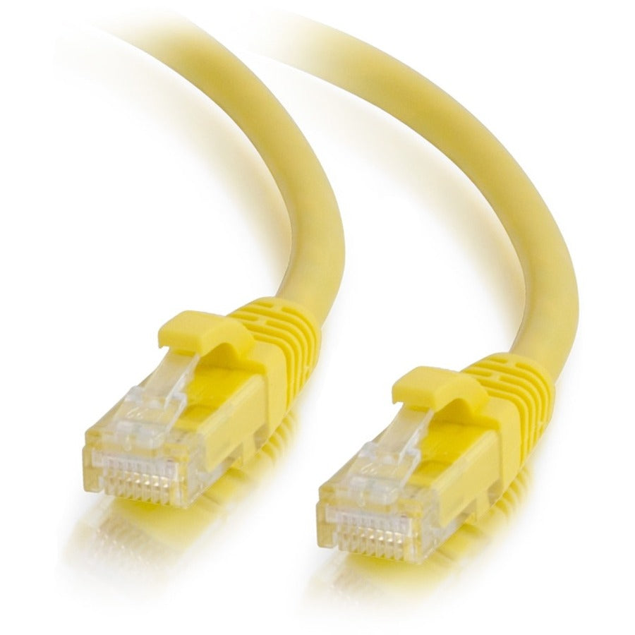 C2G 7ft Cat6a Unshielded Ethernet Cable Cat 6a Network Patch Cable - Yellow