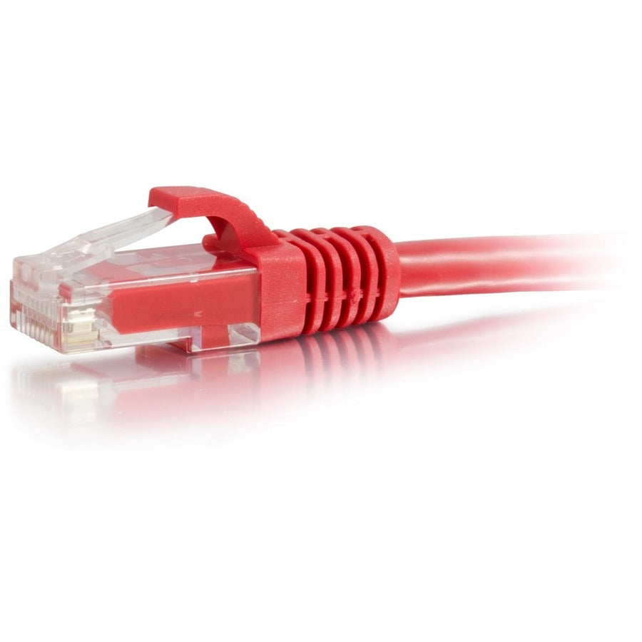 C2G 2ft Cat6a Unshielded Ethernet Cable - Cat 6a Network Patch Cable - Red