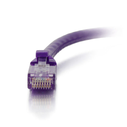 C2G 0.5ft Cat6a Unshielded Ethernet - Cat 6a Network Patch Cable - Purple