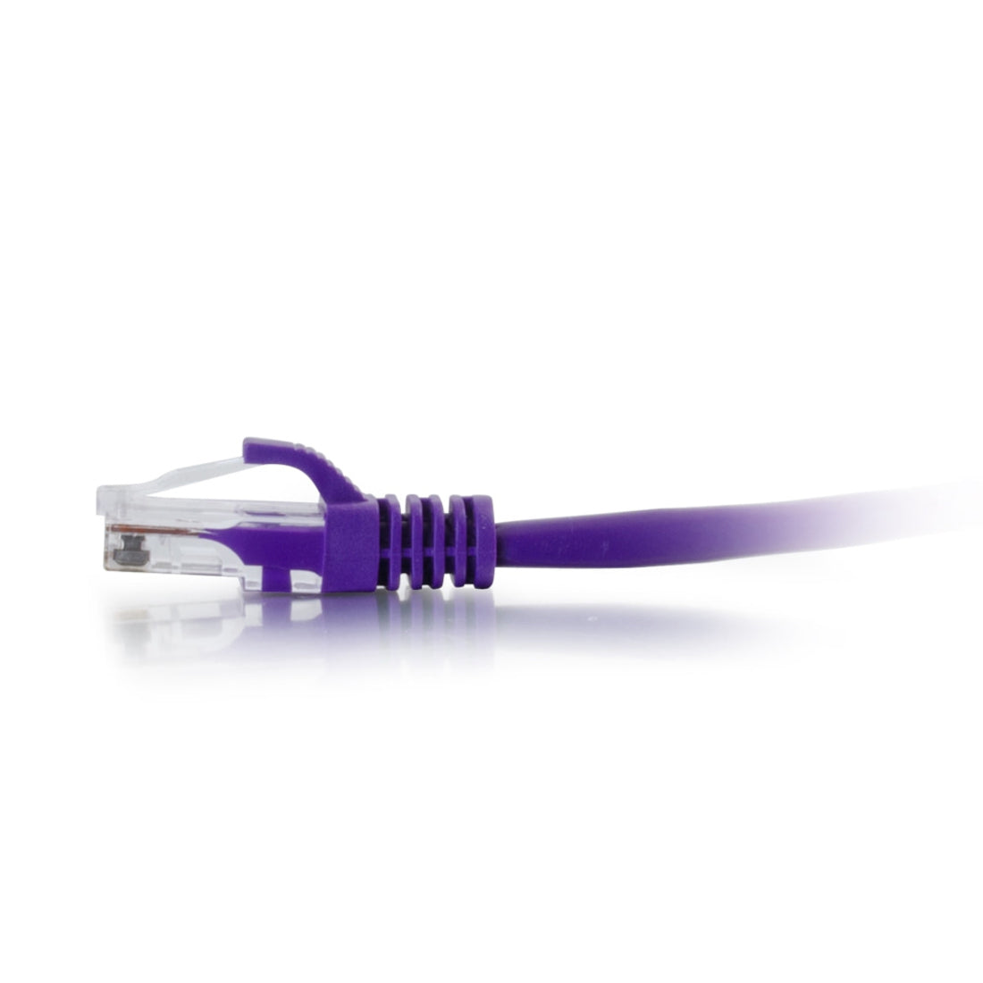 C2G 1ft Cat6a Unshielded Ethernet - Cat 6a Network Patch Cable - Purple