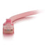 C2G 10ft Cat6a Snagless Unshielded (UTP) Ethernet Patch Cable - Pink