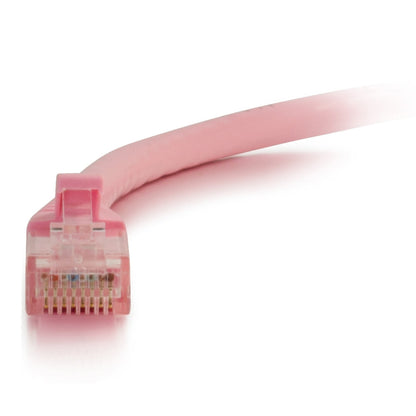 C2G 15ft Cat6a Snagless Unshielded (UTP) Ethernet Patch Cable - Pink