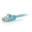 C2G 100ft Cat6a Snagless Unshielded (UTP) Network Patch Ethernet Cable-Aqua
