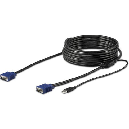 StarTech.com 15 ft. (4.6 m) USB KVM Cable for StarTech.com Rackmount Consoles - VGA and USB KVM Console Cable (RKCONSUV15)