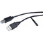 USB2.0 A TO B CABLE 3M BLACK   