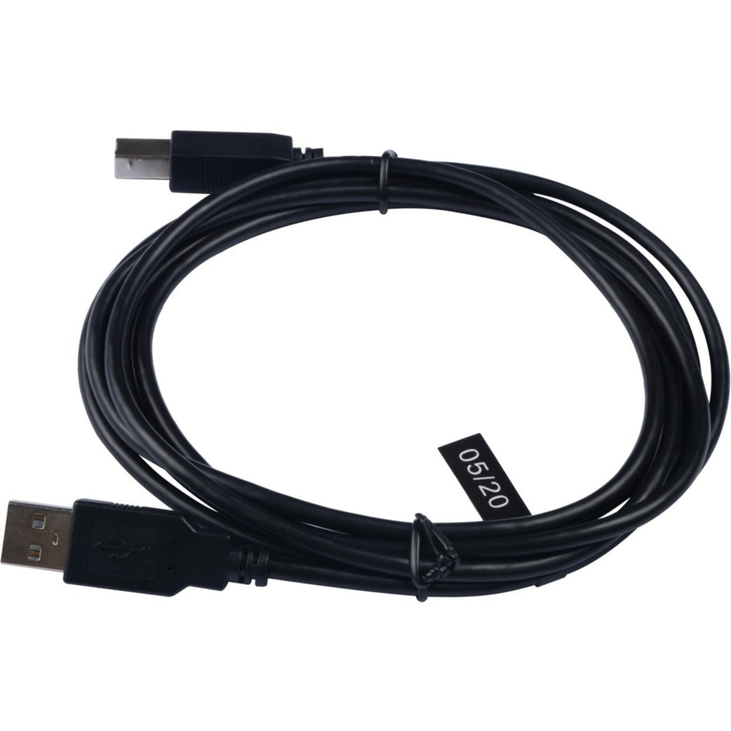 V7 Black USB Cable USB 2.0 A Male to USB 2.0 B Male 5m 16.4ft