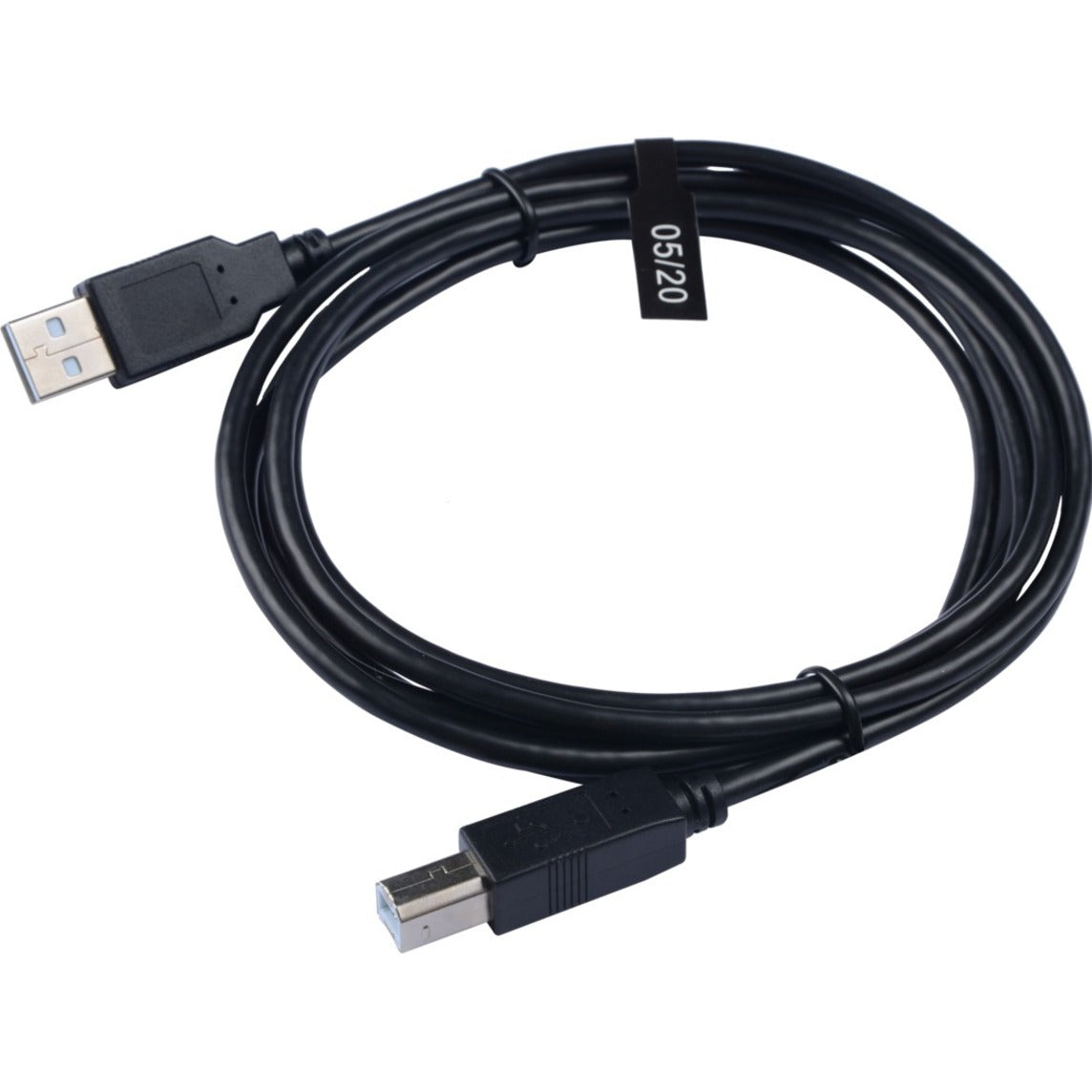 V7 Black USB Cable USB 2.0 A Male to USB 2.0 B Male 5m 16.4ft