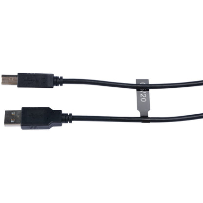 V7 Black USB Cable USB 2.0 A Male to USB 2.0 B Male 5m 16.4ft