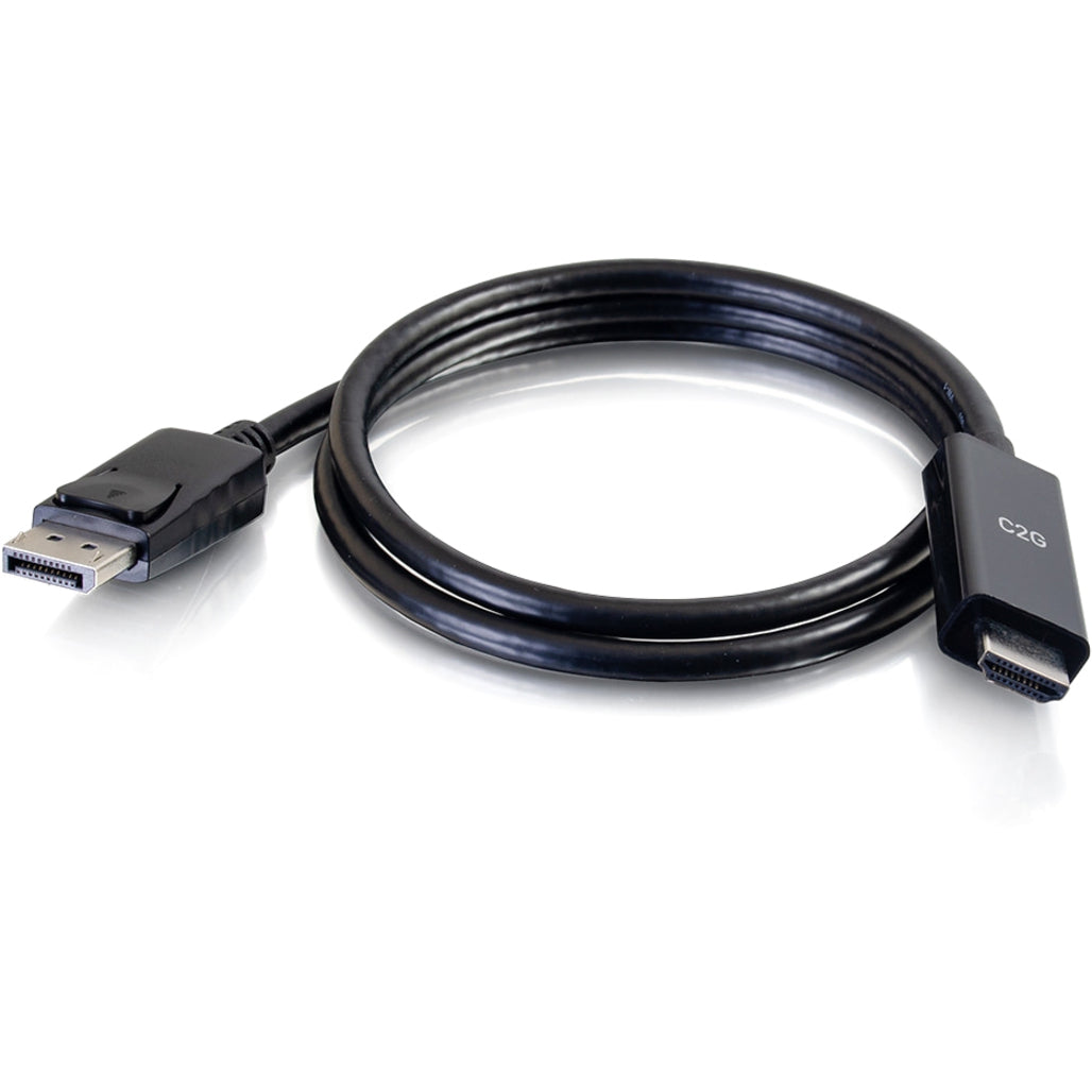 C2G 6ft 4K DisplayPort to HDMI Adapter Cable - M/M