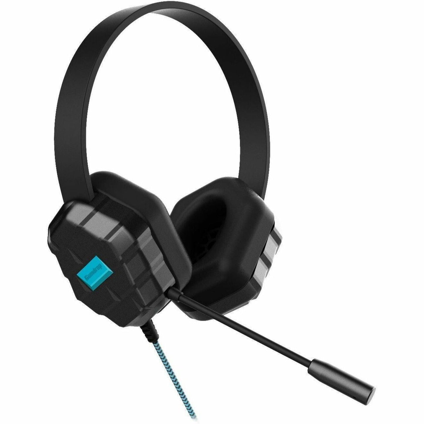 Gumdrop DropTech Headphones with Mic B1 - Black