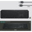 Logitech MX Keys Advanced Wireless Illuminated Keyboard Tactile Responsive Typing Backlighting Bluetooth USB-C Apple macOS Microsoft Windows Linux iOS Android Metal Build (Black)