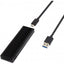 SYBA Multimedia SD-ENC40146 Drive Enclosure - USB 3.1 Type C Host Interface External - Black