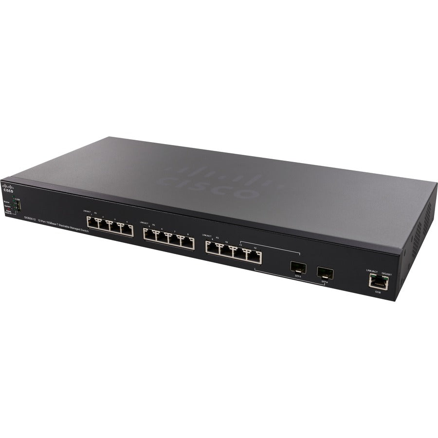 12PORT 10GBASE-T STACKABLE MNGD