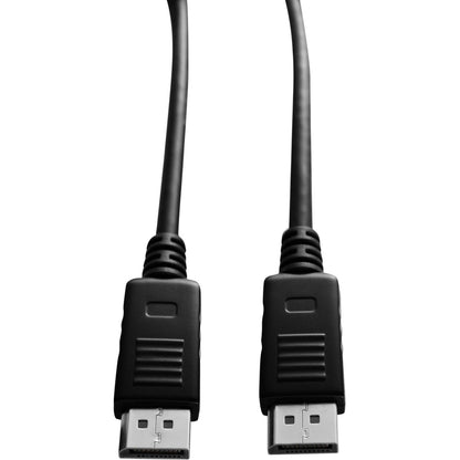 V7 Black Video Cable DisplayPort Male to DisplayPort Male 2m 6.6ft