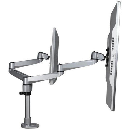 StarTech.com Desk Mount Dual Monitor Arm Premium Articulating Desktop VESA Mount up to 27" (17.6lb/8kg) Displays Height Adjustable