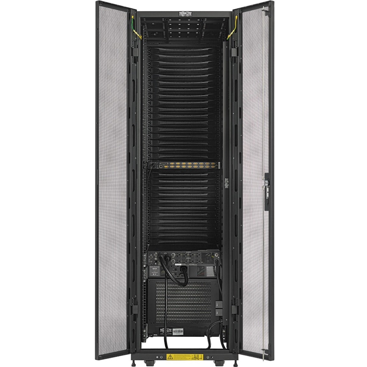 Tripp Lite EdgeReady Micro Data Center 38U (2) 3 kVA UPS Systems (N+N) Network Management and Dual PDUs 120V Kit