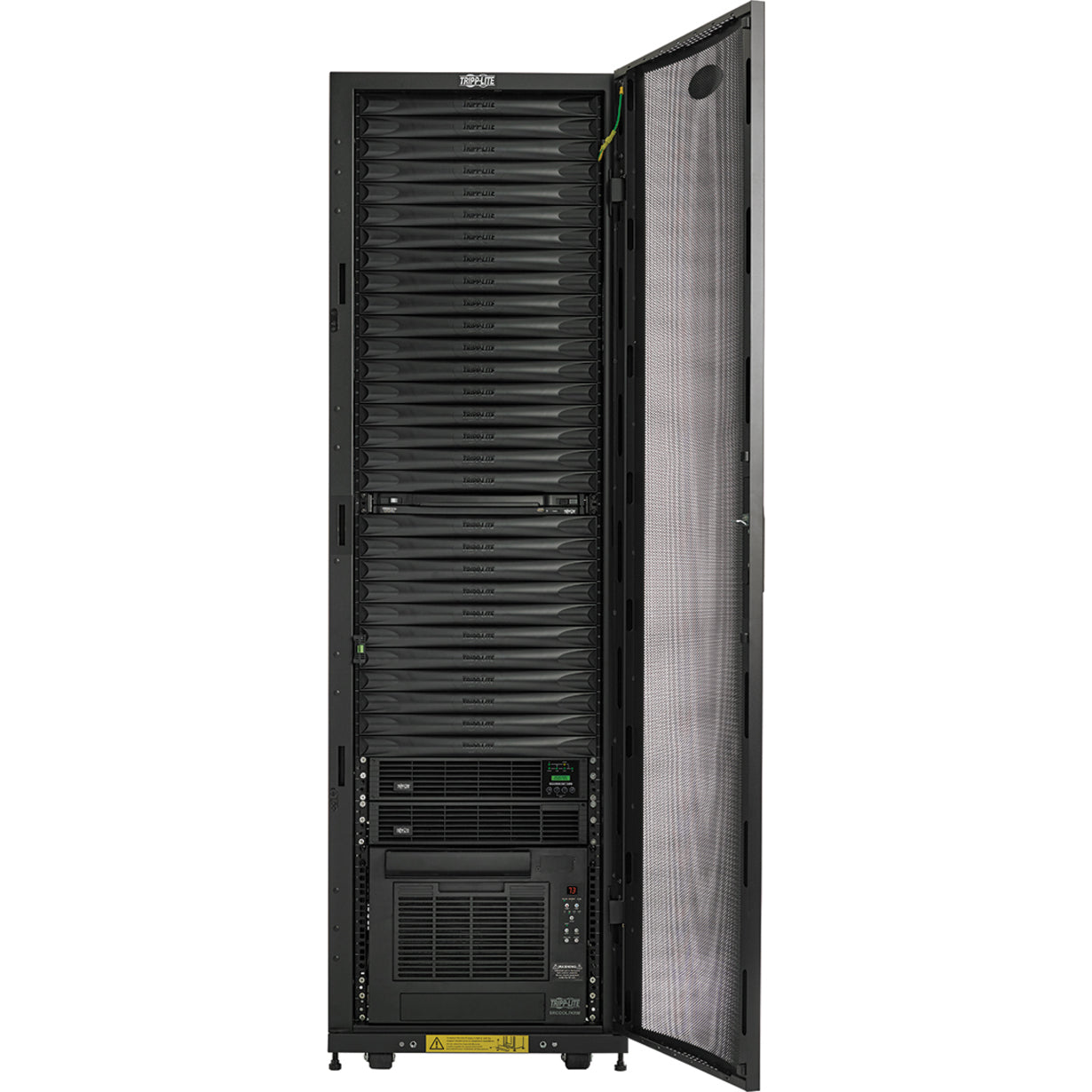 Tripp Lite EdgeReady Micro Data Center 38U (2) 3 kVA UPS Systems (N+N) Network Management and Dual PDUs 120V Kit