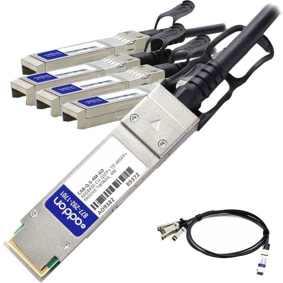 4X10GBE QSFP+ TO 4XSFP+ TWINAX 