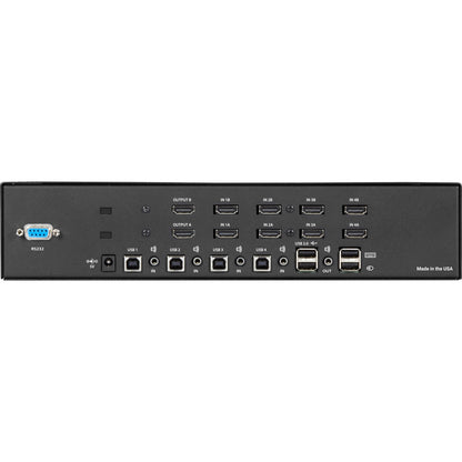 Black Box 4K60 HDMI Dual-Head KVM Switch - 4 Port