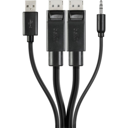 Belkin Dual-Head DisplayPort to DisplayPort KVM Combo Cable