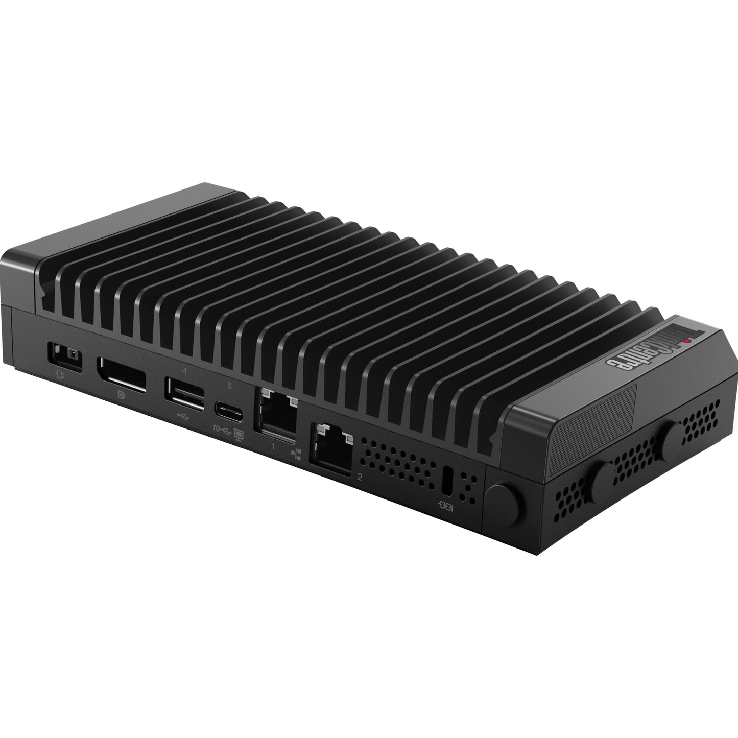 Lenovo ThinkCentre M90n-1 11AH0012US Desktop Computer - Intel Core i3 8th Gen i3-8145U 2.10 GHz - 4 GB RAM DDR4 SDRAM - 512 GB SSD - Ultra Small - Black