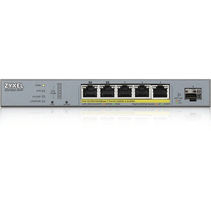 ZYXEL 5-port GbE Smart Managed PoE Switch with GbE Uplink