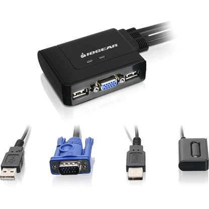 IOGEAR 2-Port VGA and DisplayPort KVM Switch Kit