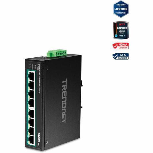 8-PORT INDUSTRIAL FAST ETHERNET