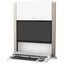 Ergotron CareFit Mounting Enclosure for LCD Display Mini PC Computer - White
