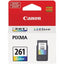 Canon CL-261 Original Inkjet Ink Cartridge - Color - 1 Pack