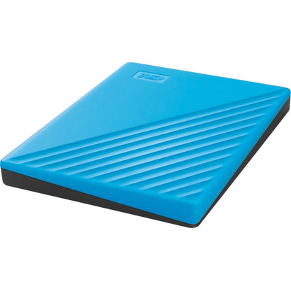 WD My Passport WDBPKJ0040BBL-WESN 4 TB Portable Hard Drive - External - Blue