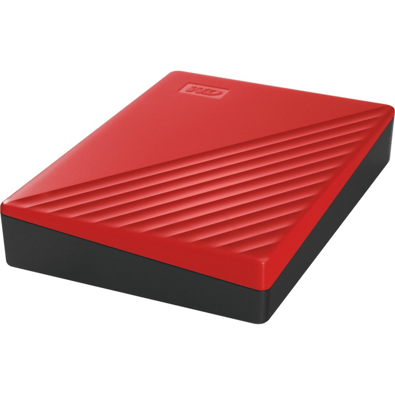 WD My Passport WDBPKJ0040BRD-WESN 4 TB Portable Hard Drive - External - Red
