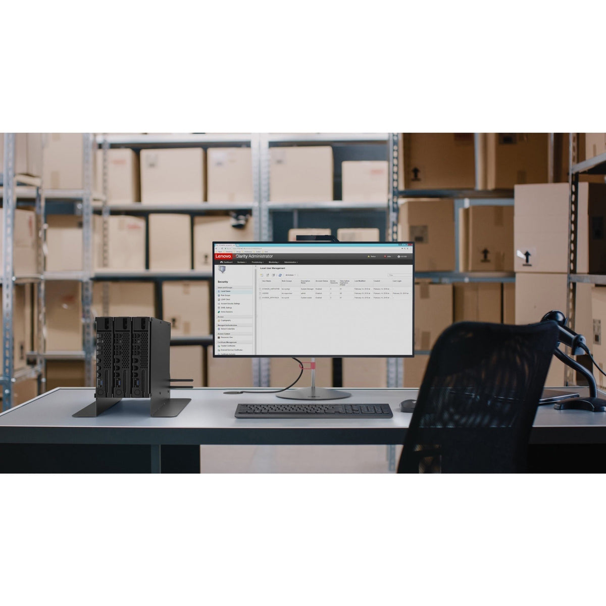 Lenovo ThinkSystem SE350 7Z46A002NA 1U Rack-mountable Server - 1 x Intel Xeon D-2123IT 2.20 GHz - 16 GB RAM - 480 GB SSD - (1 x 480GB) SSD Configuration - Serial ATA/600 Controller